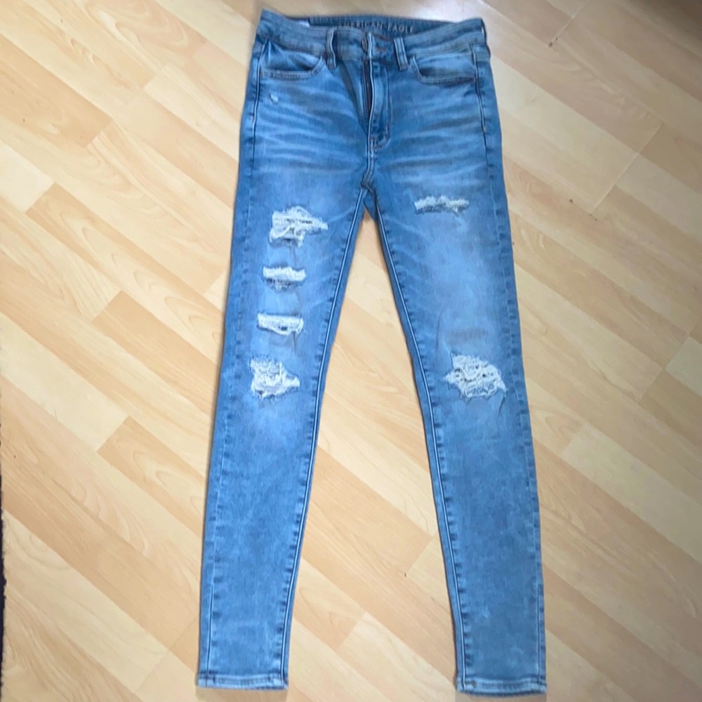 American Eagle,super hi-rise, jegging jeans